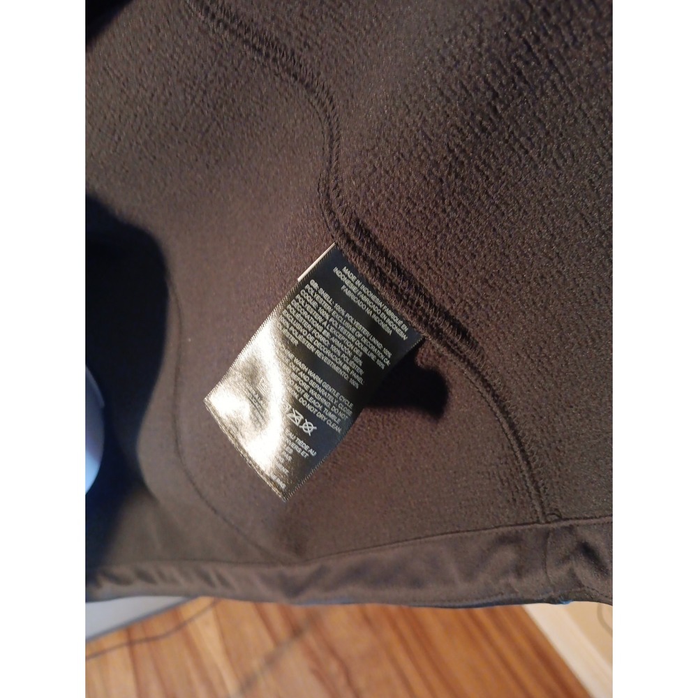 The North Face Black Full Zip Windwall Vest Womens XL Classic AWARE EMBROIDERY - Picture 11 of 12